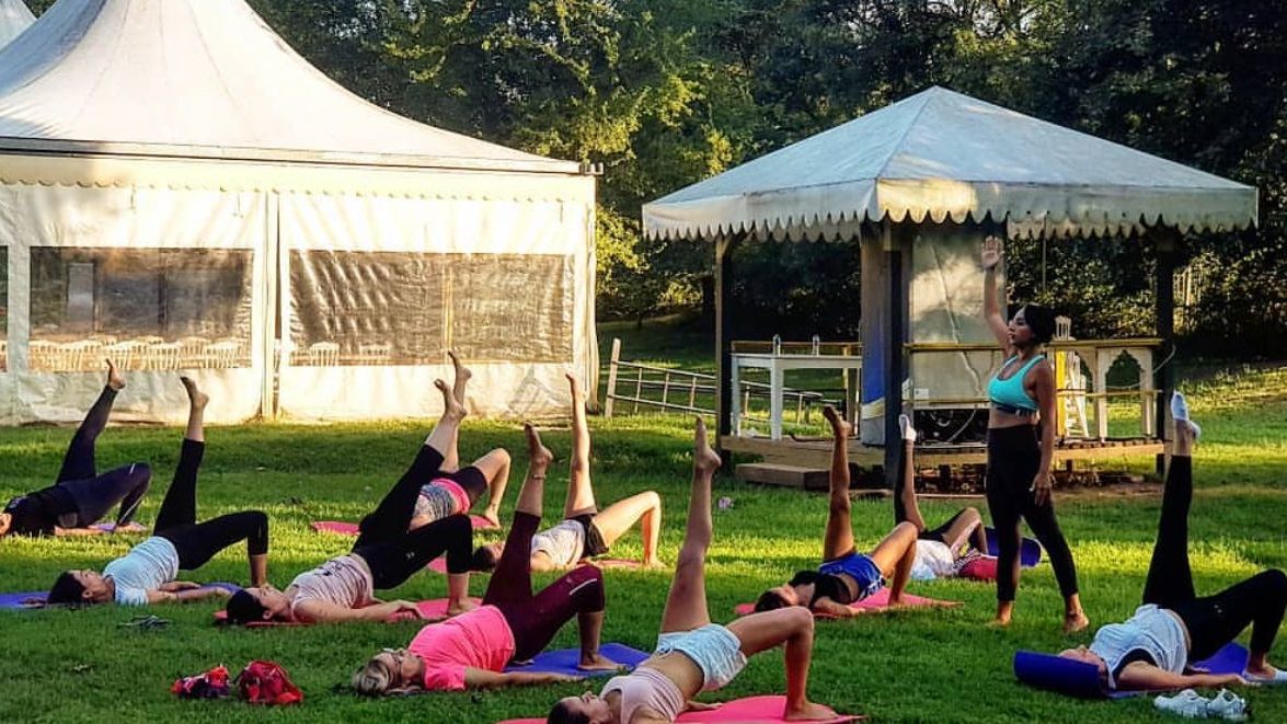 Açık havada mat pilates dersi, Pro Studio etkinliği